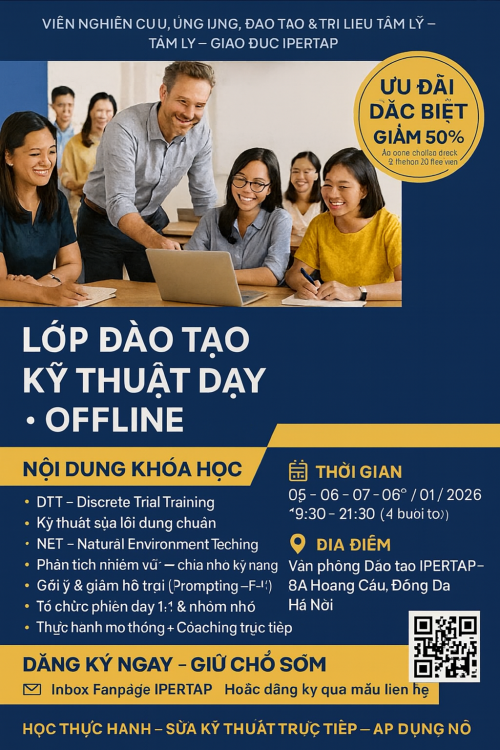 Tuyển sinh lớp Kỹ Thuật Dạy OFFLINE tại Hà Nội