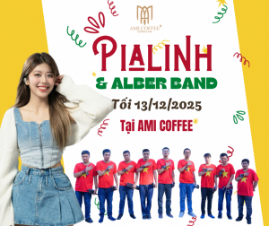 Ca sĩ PiaLinh sẽ tới AMI COFFEE giao lưu cùng các bạn