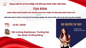 Chia sẻ mô hình hỗ trợ hướng nghiệp cho thanh thiếu niên tự kỷ tại trung tâm Vkagbe